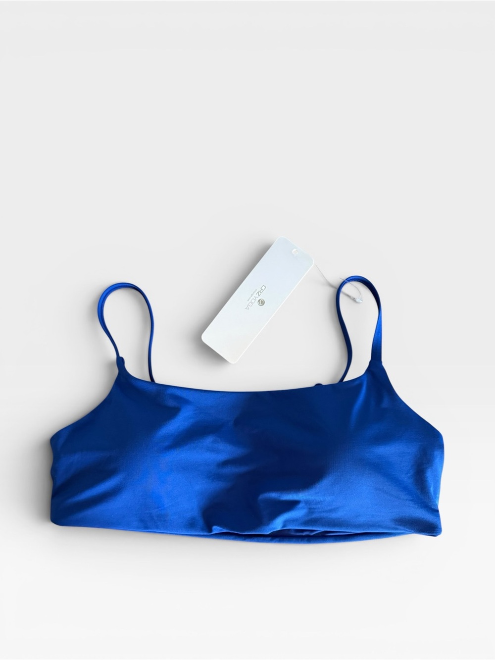 Blue Bralette Crop Top